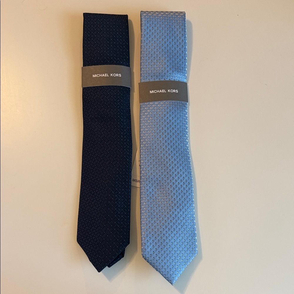 Michael‎ Kors Dark Blue and Sky Blue Ties